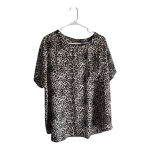Buffalo David Bitton Animal Print Blouse
